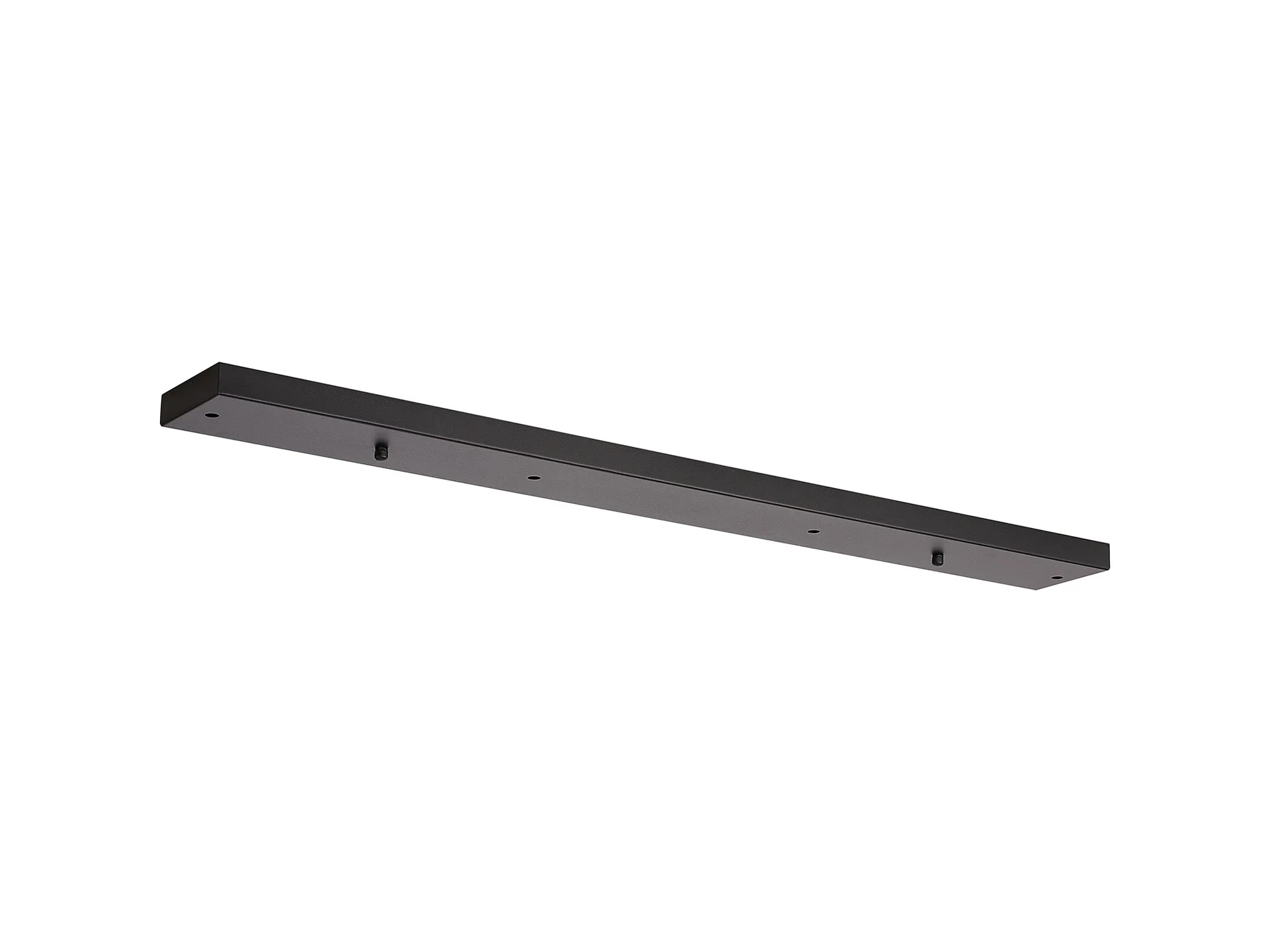 D0833BL  Hayes 4 Hole 900 x 100mm Linear Ceiling Plate Satin Black